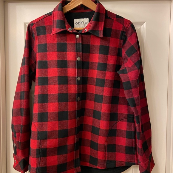 Orvis Jackets & Blazers - Orvis Fleece Lined Flannel Jacket